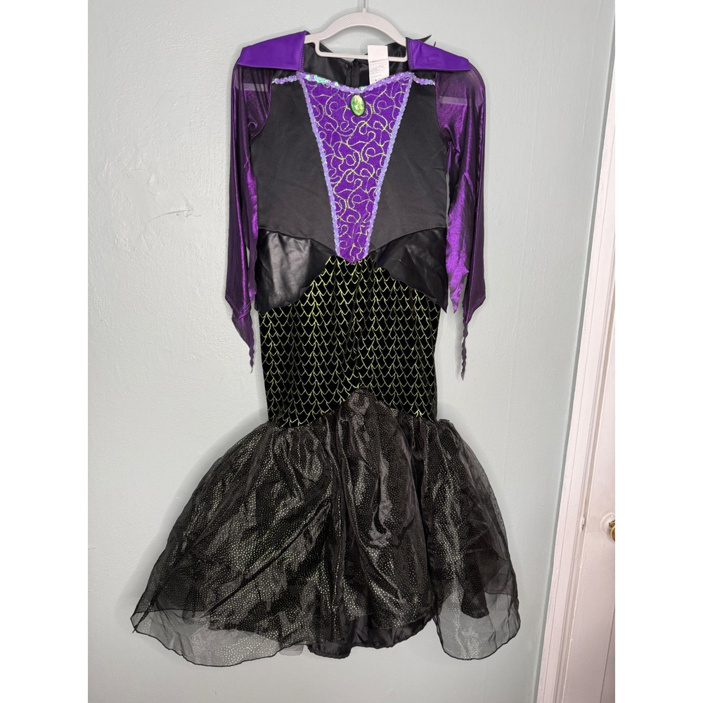 Disney Villains Maleficent Girl's Dress‎ Halloween Costume - Picture 1 of 8